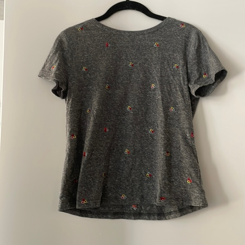 Shop Mixology brand Gab ❤️Kate, super soft, light grey, with little flowers
